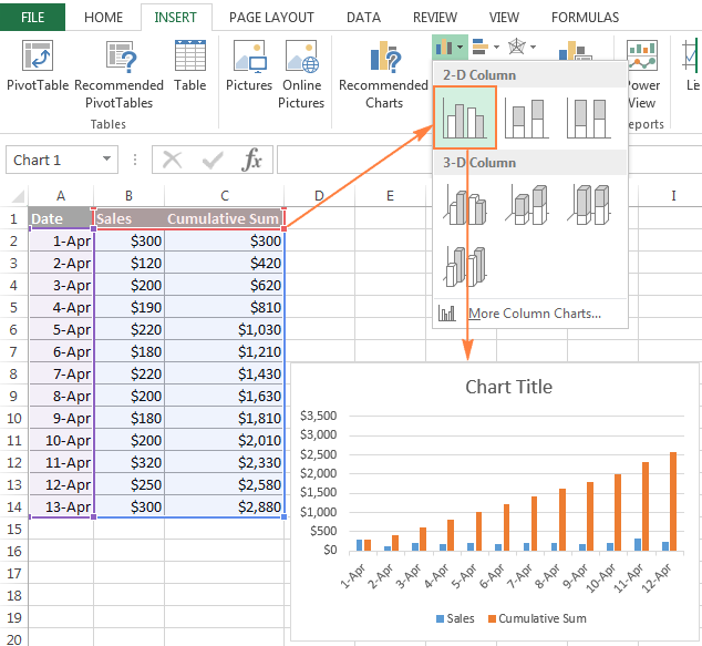 show credit in excel for mac